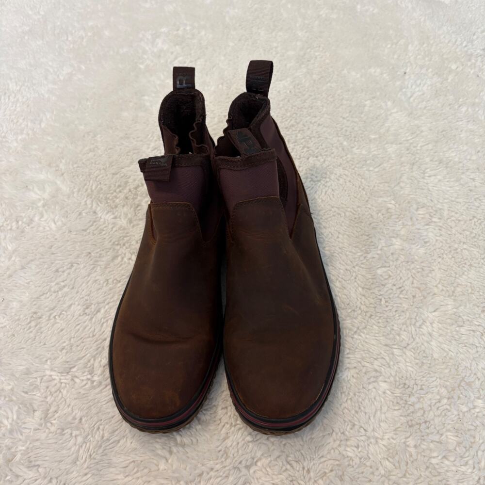 Pajar Men's 8 Gavel Pull Up Chelsea Boot Brown Leather Gorpcore Hiking Outdoors
